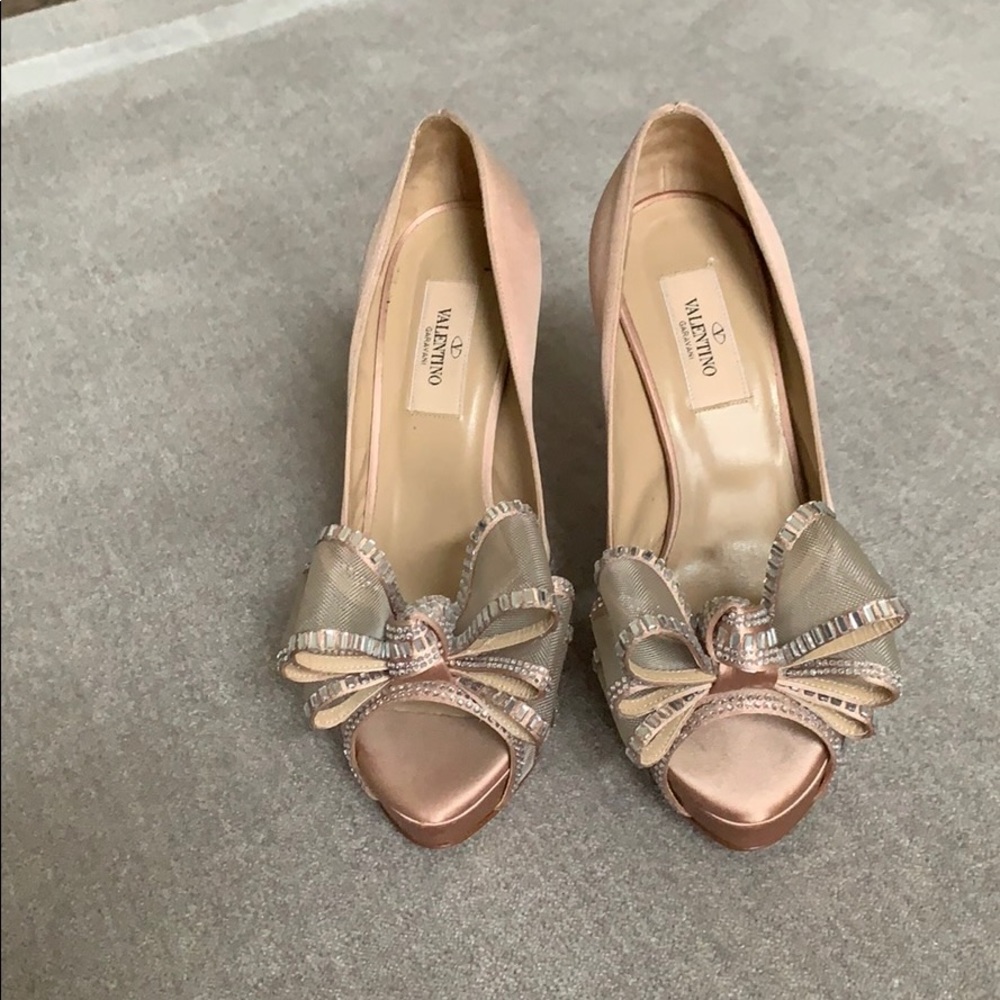 Valentino heels with platforms.